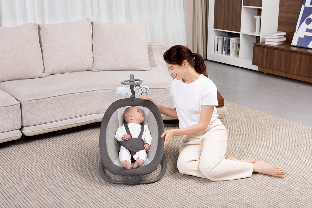 Mastela Fold Up Rocker - Grey